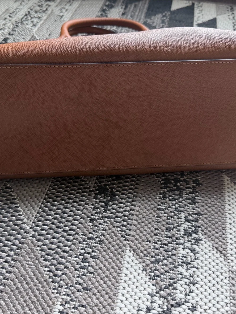 Michael Kors Cognac Saffiano Leather Satchel